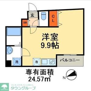 ワンルーム 間取り図