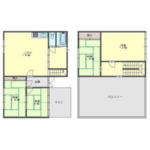 4LDK 間取り図