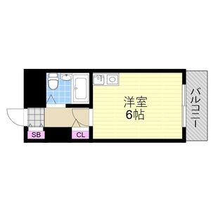 ワンルーム 間取り図