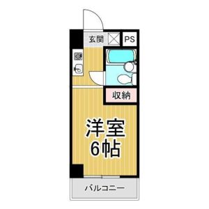 ワンルーム 間取り図