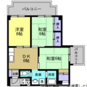 3DK 間取り図