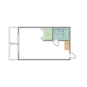 ワンルーム 間取り図