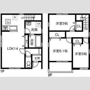 3LDK 間取り図