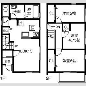 3LDK 間取り図