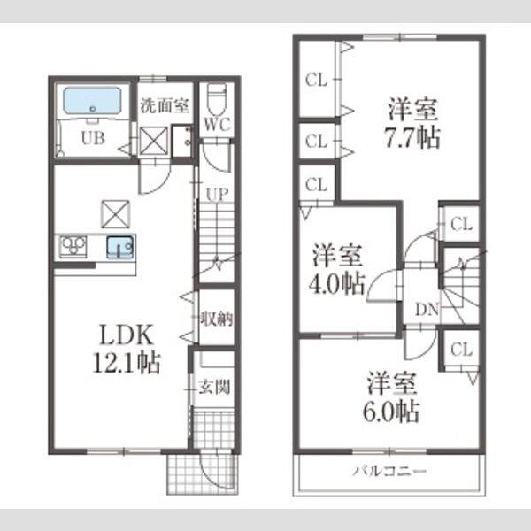MAISONETTE LAND 大垣駅A 室内写真1