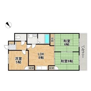 3LDK 間取り図