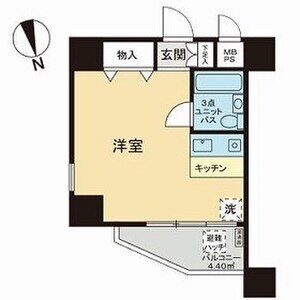 ワンルーム 間取り図