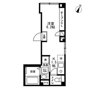ワンルーム 間取り図
