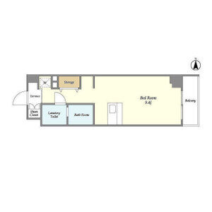 ワンルーム 間取り図