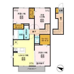 3LDK 間取り図