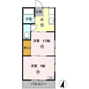 2K 間取り図