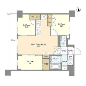 3LDK 間取り図