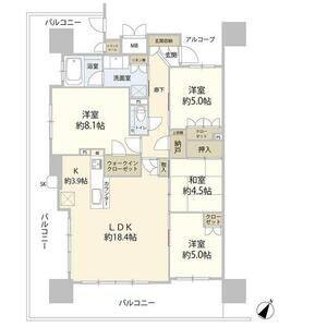 4LDK 間取り図