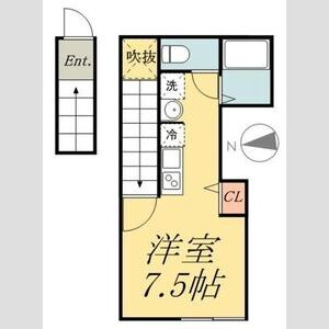 ワンルーム 間取り図