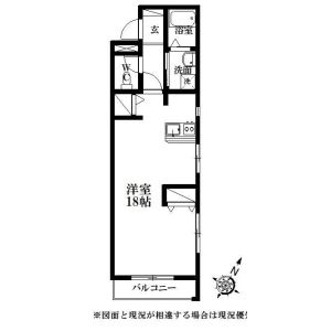 ワンルーム 間取り図