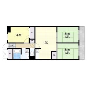 3LDK 間取り図