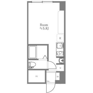 ワンルーム 間取り図