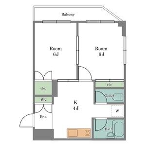 2K 間取り図