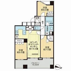 3LDK 間取り図