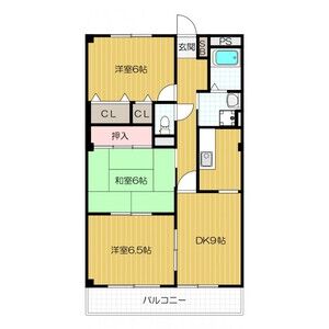 3LDK 間取り図