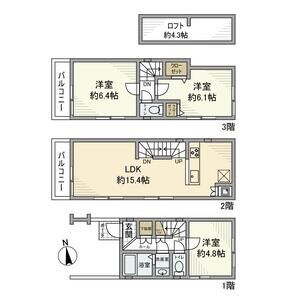 3LDK 間取り図
