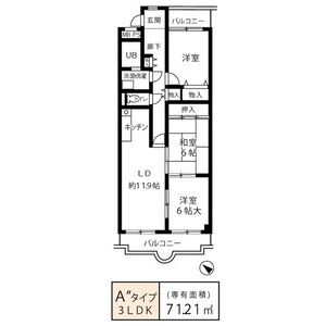 3LDK 間取り図
