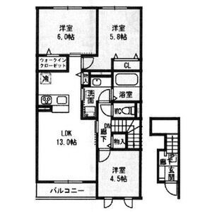 3LDK 間取り図