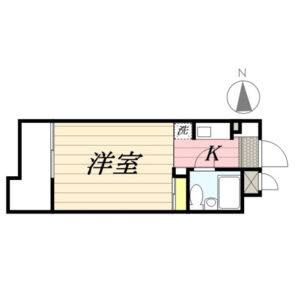 ワンルーム 間取り図