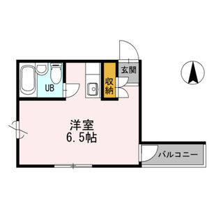 ワンルーム 間取り図