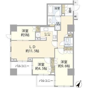 3LDK 間取り図