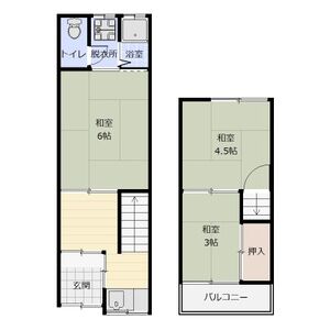 3K 間取り図