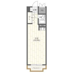 ワンルーム 間取り図