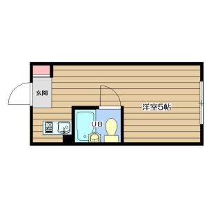 ワンルーム 間取り図
