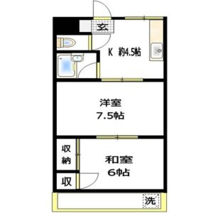 2K 間取り図