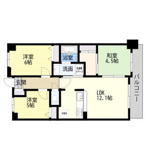 3LDK 間取り図