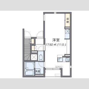 ワンルーム 間取り図