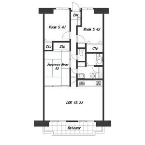 3LDK 間取り図