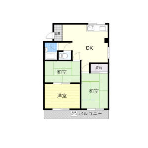 3DK 間取り図