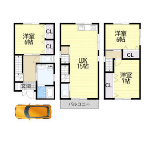3LDK 間取り図