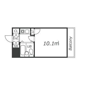 ワンルーム 間取り図