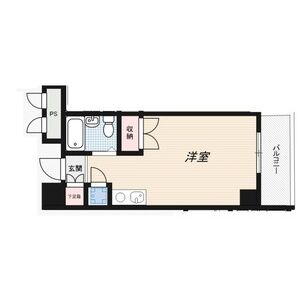 ワンルーム 間取り図