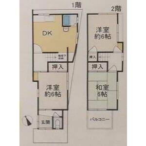 3DK 間取り図
