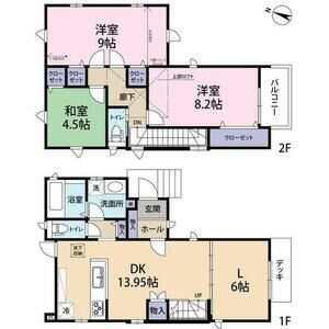 4LDK 間取り図