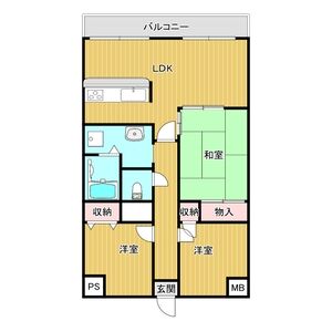 3LDK 間取り図