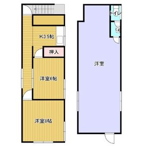 3DK 間取り図