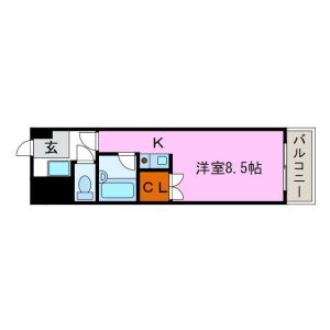 ワンルーム 間取り図