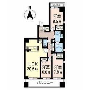 3LDK 間取り図