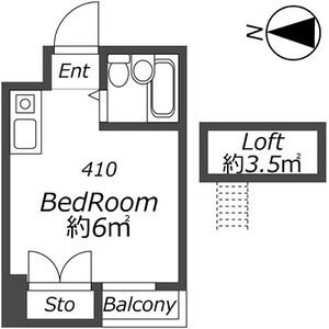 ワンルーム 間取り図