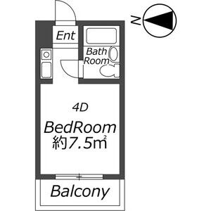 ワンルーム 間取り図