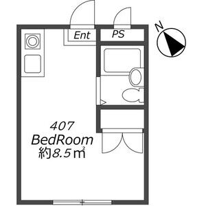 ワンルーム 間取り図